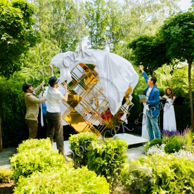 Гальваническое золочение скульптурной композиции в честь 20-летия журнала «Главбух»